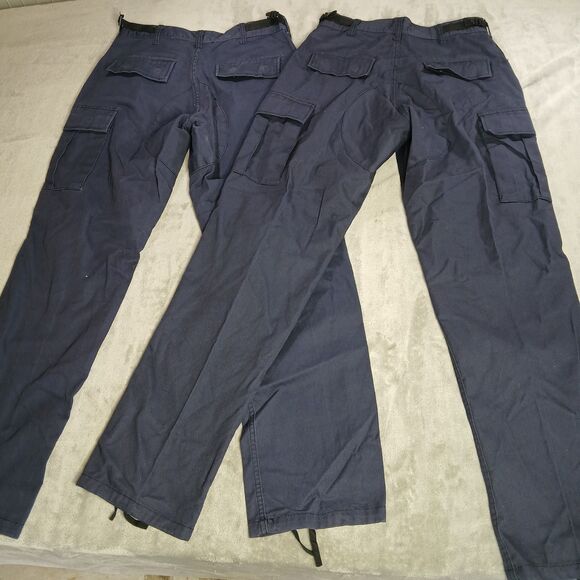 Lot of 2 Rothco BDU Cargo Pants Mens Small Navy Tactical Military EMT Button Fly - Picture 5 of 10